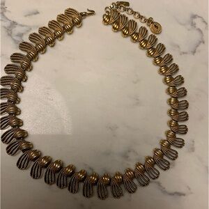 Vintage Monet Full-of-Grace 16" Gold Toned Choker